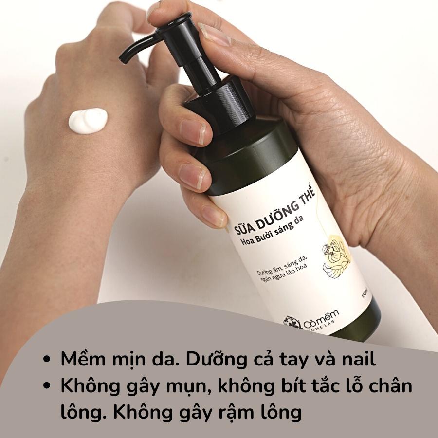 Sữa Dưỡng Thể Hoa Bưởi Sáng Da Dưỡng Ẩm Ngăn Ngừa Lão Hoá Cỏ Mềm 150ml