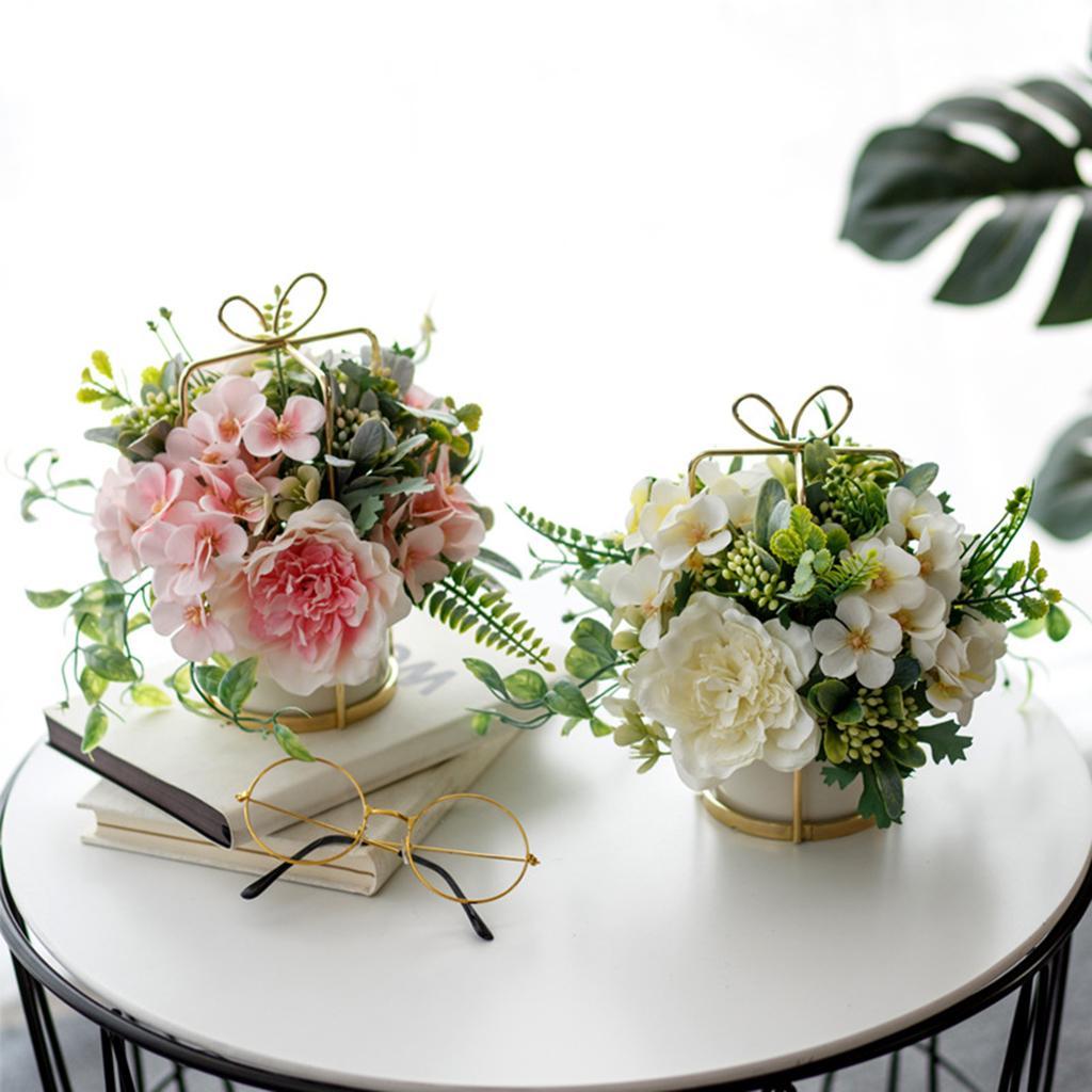 Artificial Rose Bouquet Silk Fake Flowers Leaf Party Home Decor