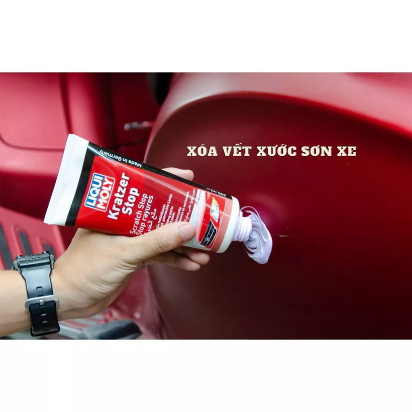 Kem Xóa Vết Xước Sơn Xe Máy, Ô Tô Liqui Moly Kratzer Stop 2320 200ml | Kem Xóa Vết Xước Sơn Nhập Khẩu Từ Đức Giúp Dễ Dàng Chăm Sóc Xe Tại Nhà