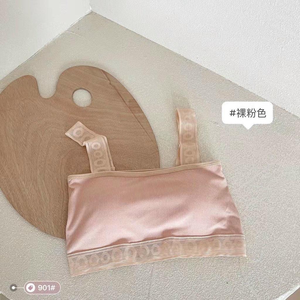 Áo Bra 2 Dây Viền Lưới _ Bra Nữ Chất Cotton, Kèm Mút Mỏng_ HÀNG QUẢNG CHÂU LOẠI 1