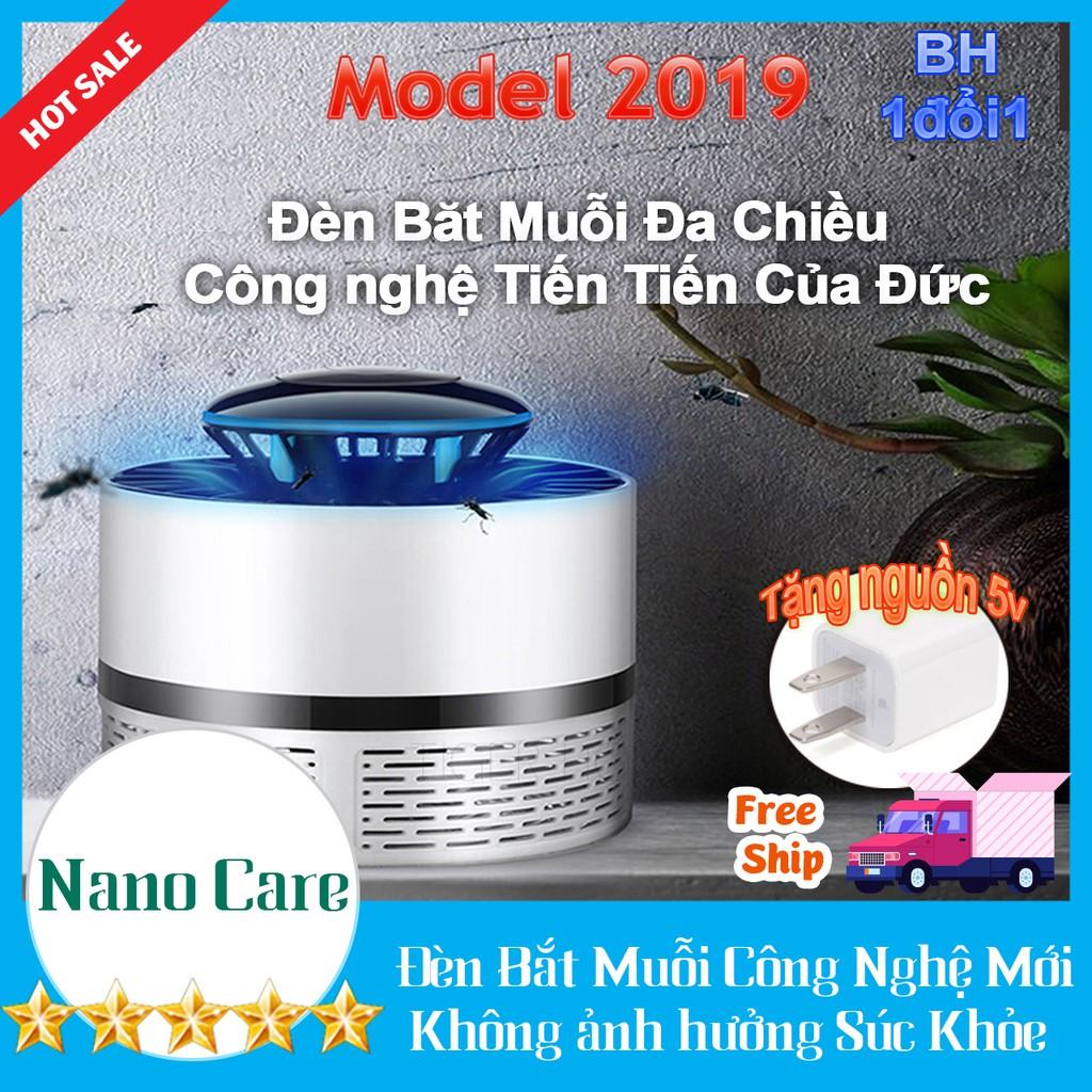 Đèn Bắt Muỗi Nano Thông Minh Công nghệ Đức Tặng Cốc sạc