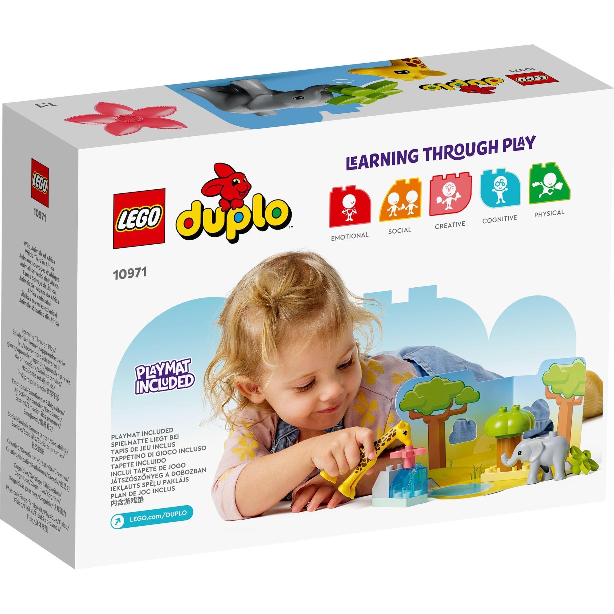 LEGO DUPLO 10971 Khám phá thế giới động vật Châu Phi (10 chi tiết)