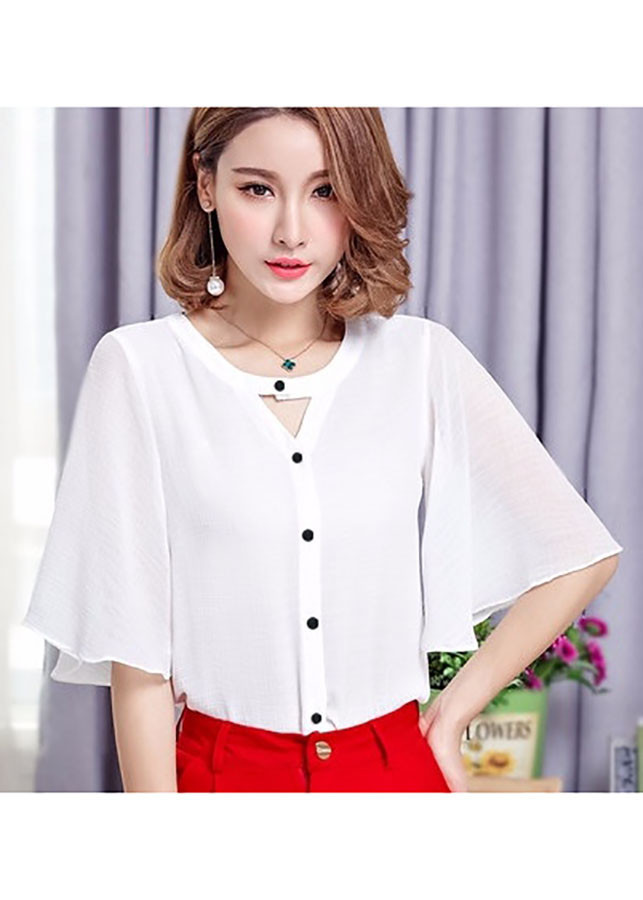 Áo Kiểu Cổ Tam Giác V-SM0TCK22
