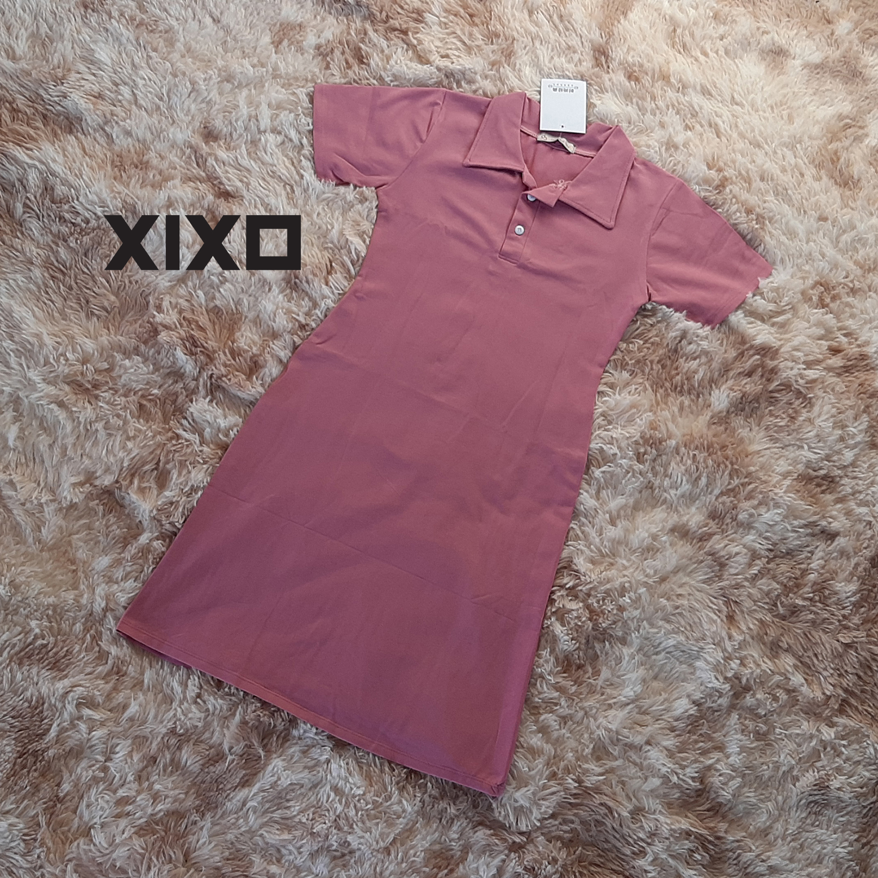 Đầm nữ cổ polo thời trang XIXO - DAM0049