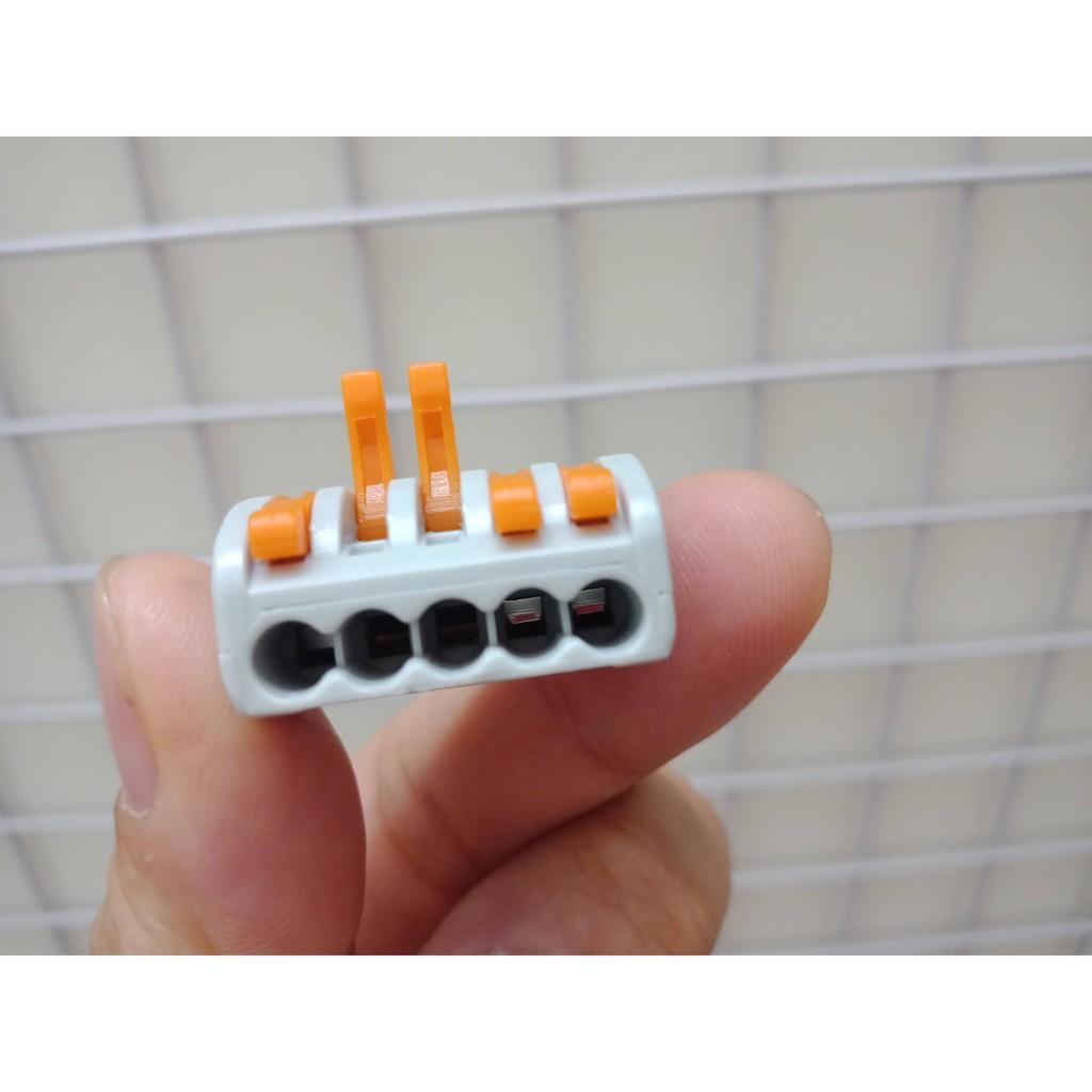 5 Cút nối dây điện KV774 -415 Wago nối 5 dây đơn