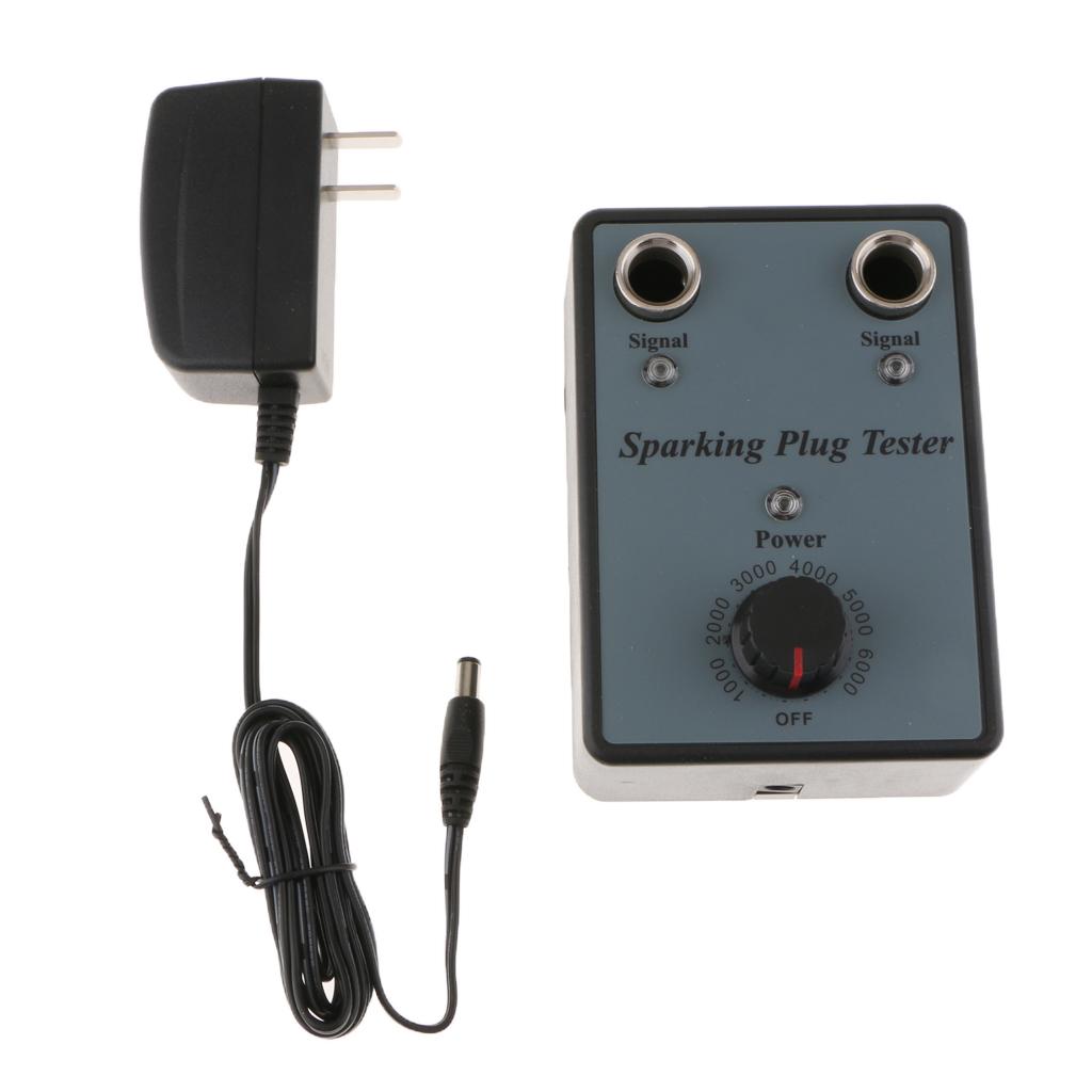 Dual Hole Spark Plug Tester Detector Ignition Plug Analyzer Diagnostic Tool