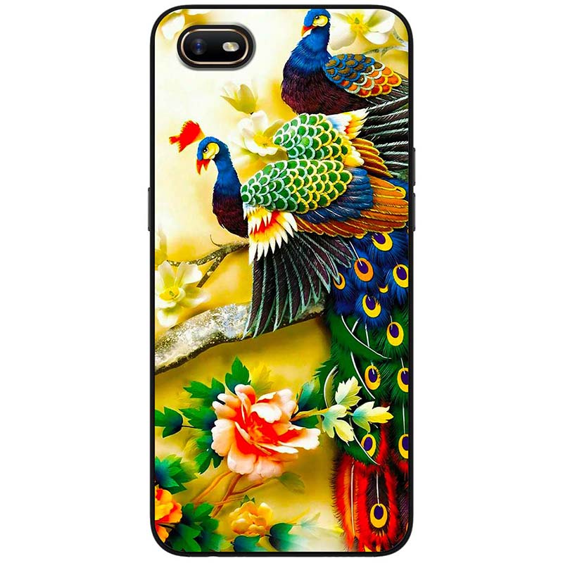 Ốp lưng dành cho Oppo A1k mẫu Chim công