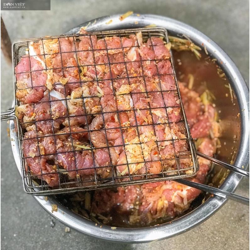 Vỉ nướng, phên nướng thịt bằng inox không rỉ kích thước 30cm x 30cm dày, độ bền cao
