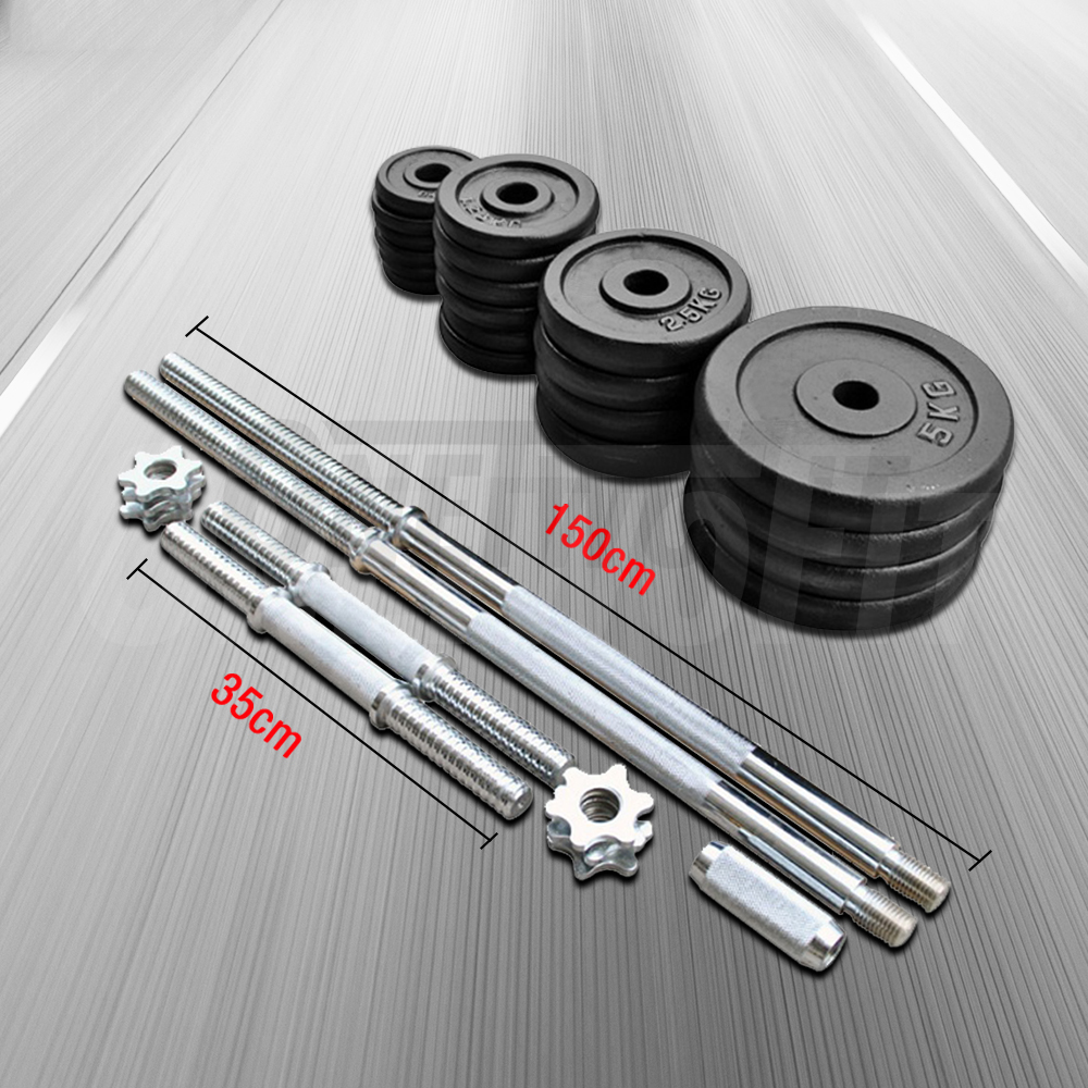 OneTwoFit Bộ Tạ Tập Tay Tạ Đẩy 50kg tạ tập gym tập thon tay, dụng cụ gym đa năng Tạ tay tạ đẩy OT043PZ