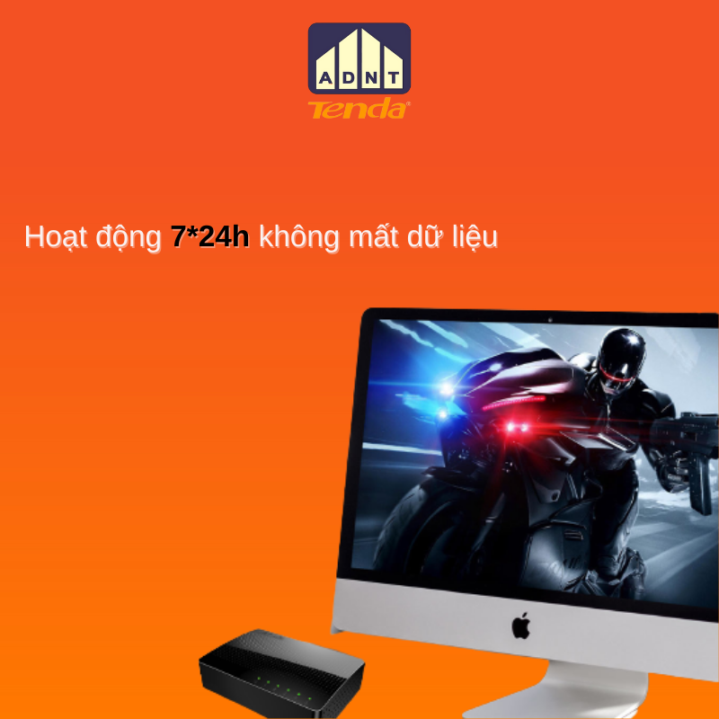 Bộ chia mạng 5 cổng tốc độ 1000Mbps Switch SG105 Tenda hàng chính hãng