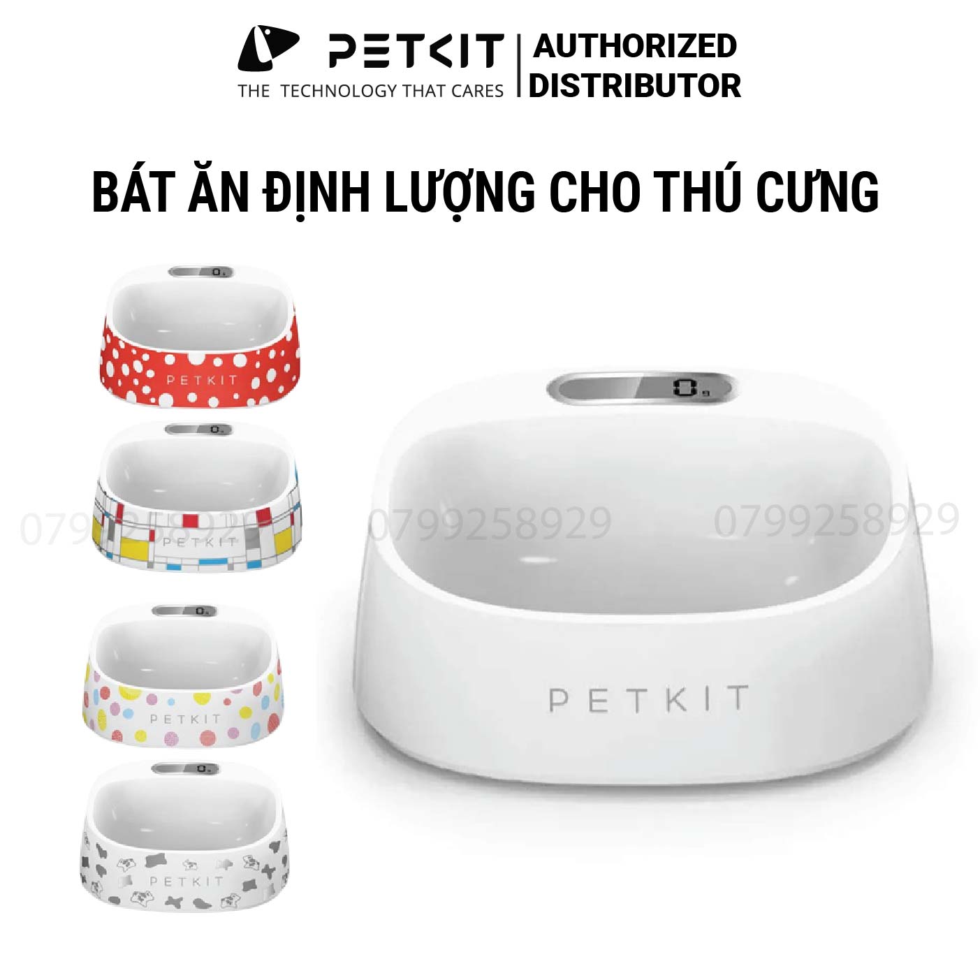 Bát Ăn Thông Minh, Chén Ăn Định Lượng, Cân Thức Ăn Cao Cấp, Kháng Khuẩn Petkit