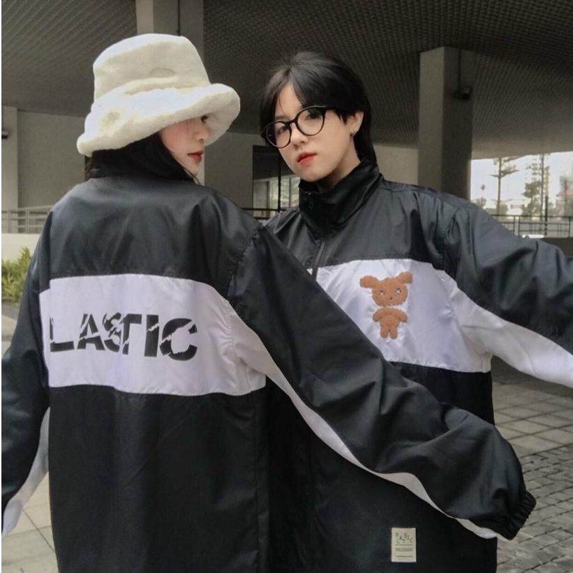 Áo Khoác Dù Nam Nữ Unisex - Áo Khoác Jacket Bombers GẤU Siêu Hot, Áo khoác nam nữ Ullzang Basic có form rộng XL