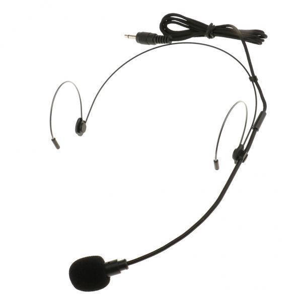 17X Mono Double Ear Hook Vacuum Tube Megaphones Microphone 3.5mm Straight Angle