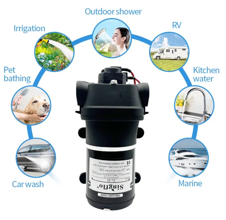 Máy Bơm Rửa Xe Tăng Áp ProPump FL-43 – Điện 220V, Bền Bỉ &amp; Mạnh Mẽ