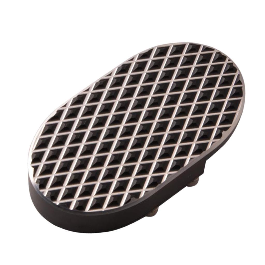 Black Aluminum Footrest Brake Pad Cover Protector Motorbike ATV Accessories