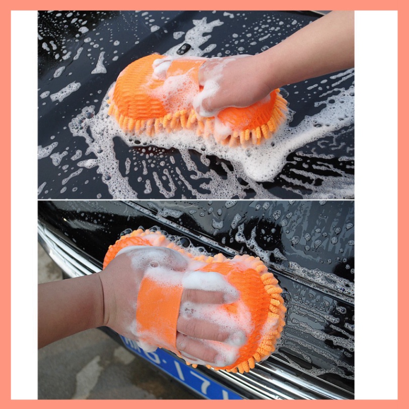 Miếng san hô rửa xe Microfiber siêu mịn tiện dụng