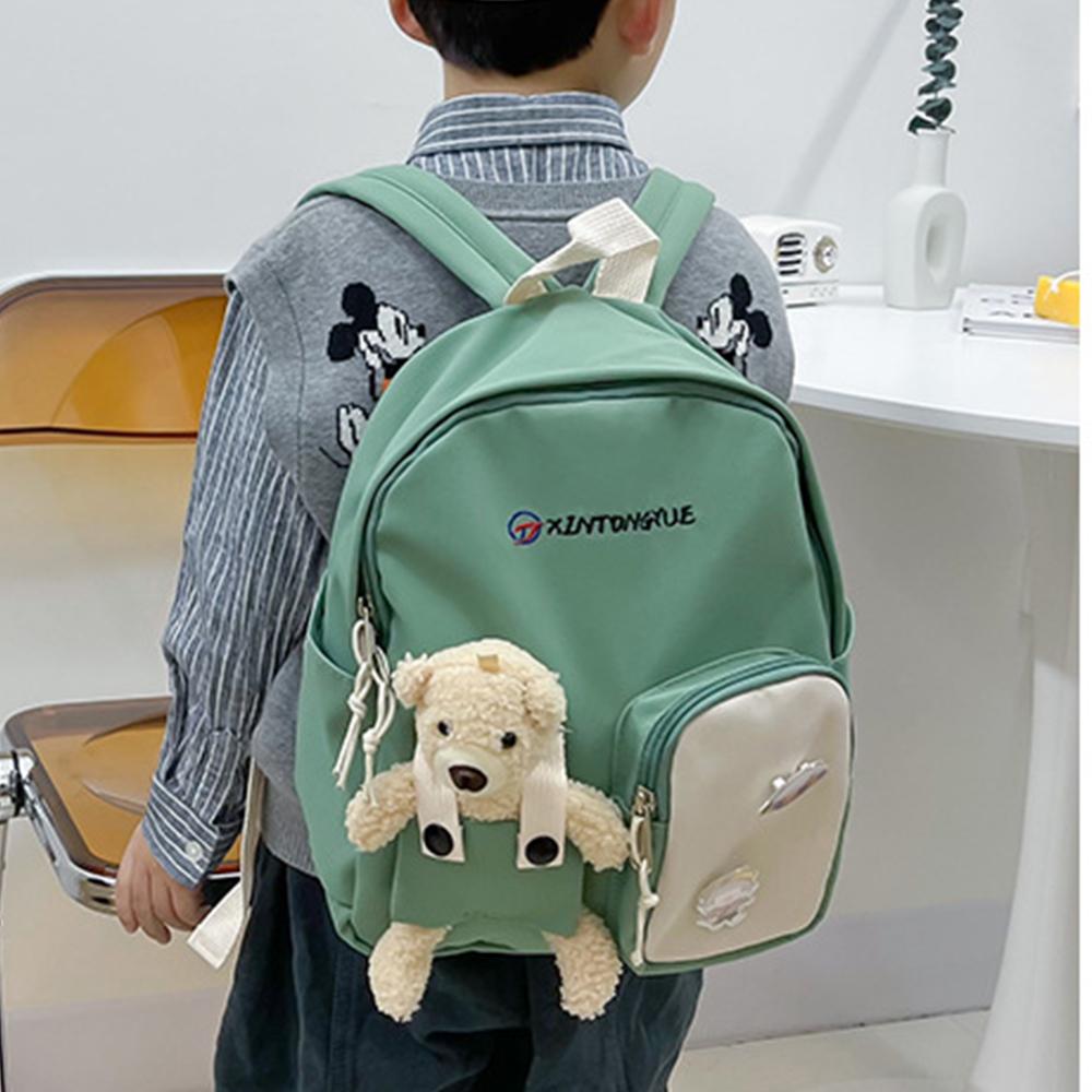 Hoạt Hình Dễ Thương Gấu Ba Lô Túi Dành Cho Trẻ Em Nhỏ Canvas Học Bé Trai Bé Gái Đáng Yêu Bé Túi Sách 2021 Du Lịch Lưng bộ Ví