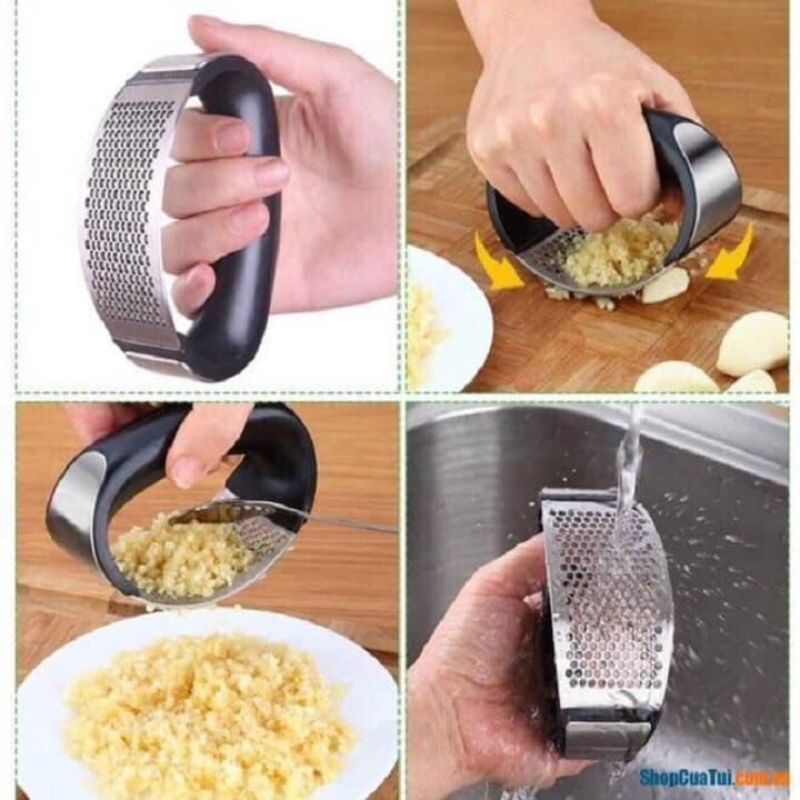 Dụng Cụ Dập Hành Tỏi , Ép Tỏi, Nghiền Tỏi Cầm Tay Garlic Press Tiện Dụng - Loại Tốt