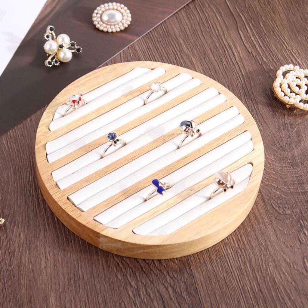 Round Storage Jewelry Display Tray Holder For Use