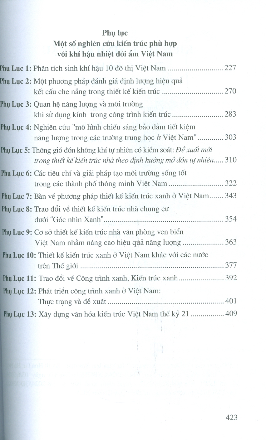 Kiến Trúc Sinh Khí Hậu - Thiết Kế Sinh Khí Hậu Trong Kiến Trúc Việt Nam - PGS.TS. Phạm Đức Nguyên