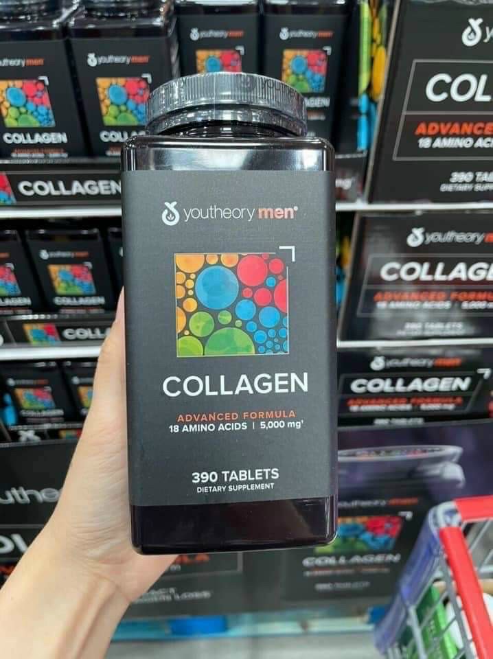 Collagen cho nam Youtheory Mỹ hỗ trợ sức khỏe tổng thể cho:xương khớp, da, móng, gân, dây chằng, cơ bắp, tim mạch và tăng sức đề kháng-Massel Official