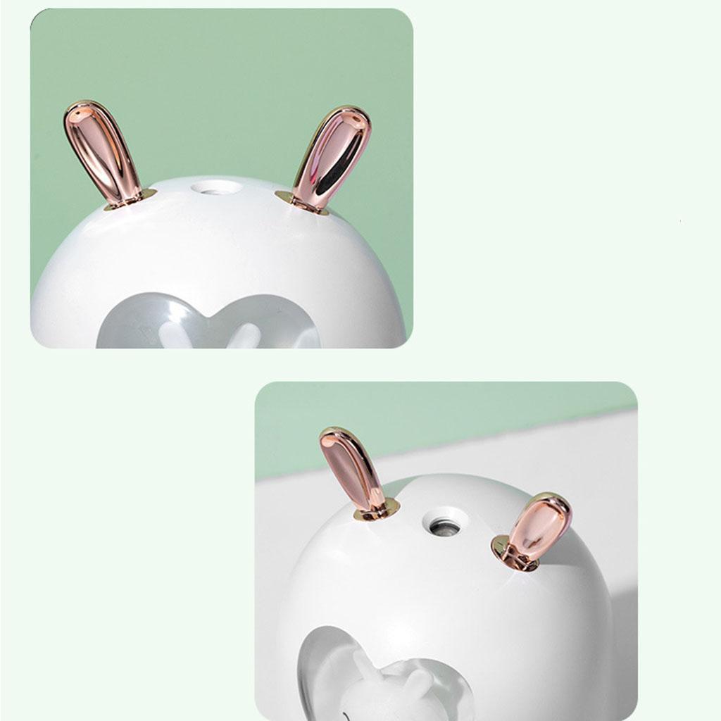 Cute Pet Air Humidifier 300ml Cool Mist Aroma Colorful LED Lamp for Office