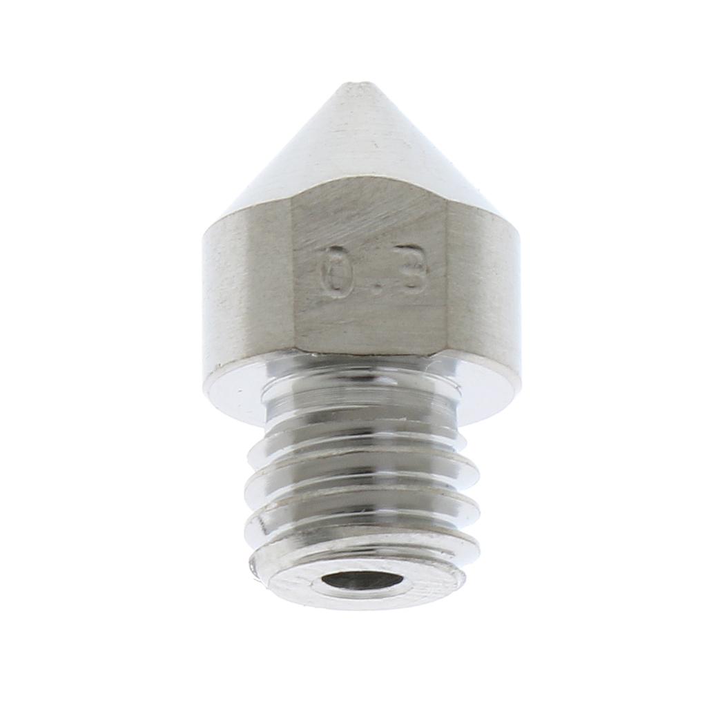 0.3mm Brass Nozzle for 1.75mm 3D Printer Head Hotend Extruder Accessories