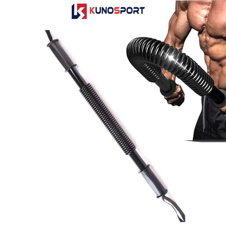 Gậy bẻ tập cơ tay KUNO SPORT lò xo đàn hồi lực từ 20kg đến 60kg