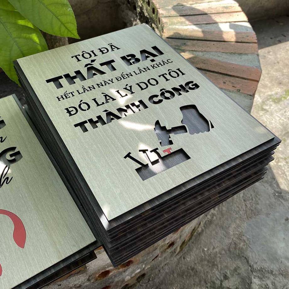 Tranh động lực CARINA T048- Tôi đã thất bại hết lần này đến lần khác, đó là lý do tôi thành công