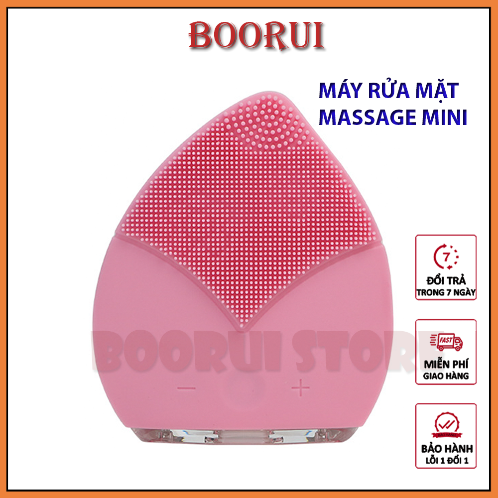 Máy rửa mặt và massage làm đẹp SR1407 ( tặng kèm băng đô ) : Công nghệ rung mới nhất, chất liệu silicone kháng khuẩn làm sạch sâu, tẩy da chết mà vẫn an toàn , chống nước IPX6 - Hàng chính hãng