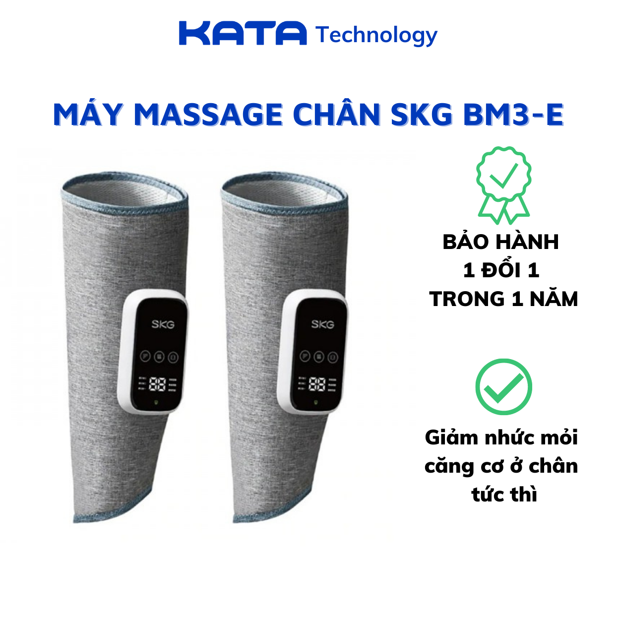 Máy massage chân SKG BM3-E giúp giảm đau, căng cứng cơ chân