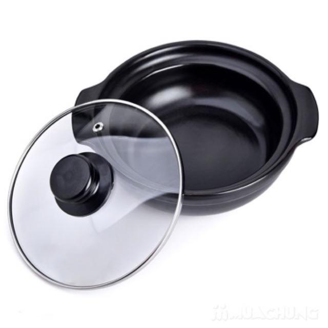 Nồi đất kho thịt-cá tráng men chịu nhiệt 1.5L