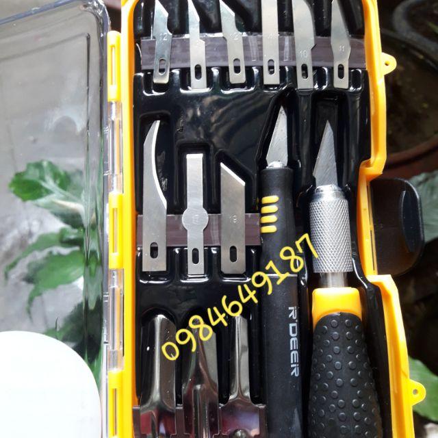 Bộ dao chiết ghép cành 14 lưỡi C -Mart