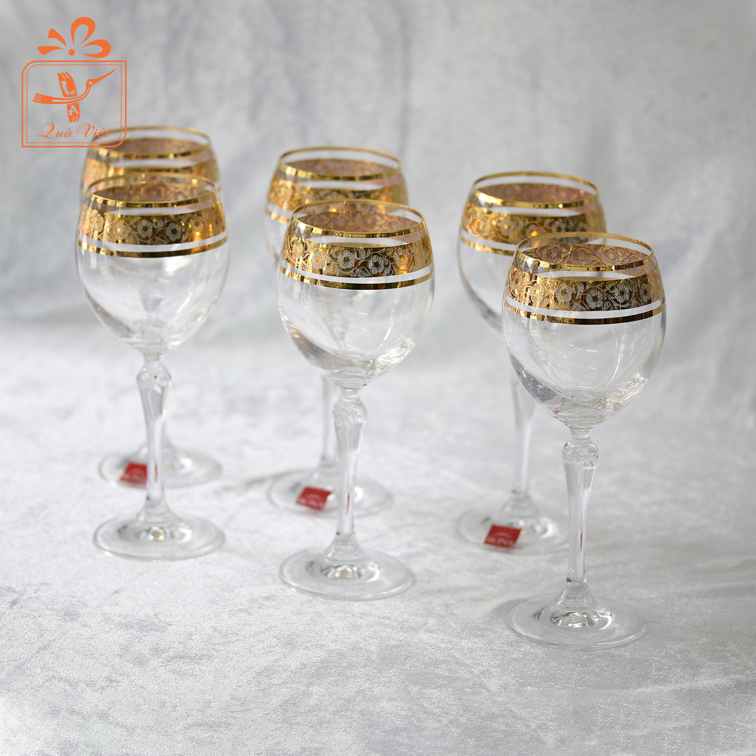Bộ Ly Lucia Uống rượu Mạnh Bohemia Tiệp khắc 60ml
