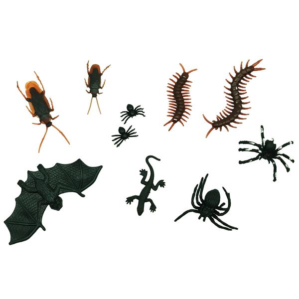 Bộ 10 Mô Hình Nhựa Trang Trí Halloween - Vinacraft HLW 23