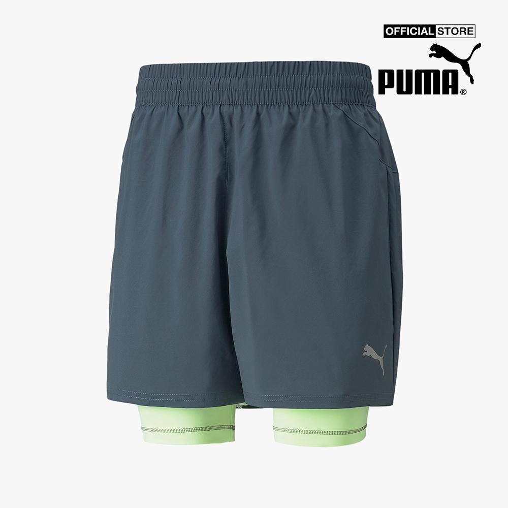 PUMA - Quần shorts thể thao nam RUN 2 In 1 5&quot; 521049