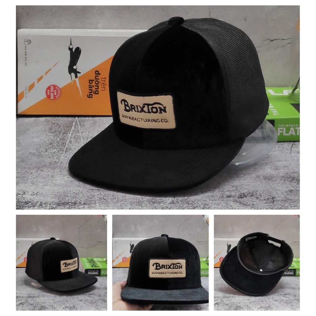 Mũ Snapback Thời Trang Brixton chất nhung 2021