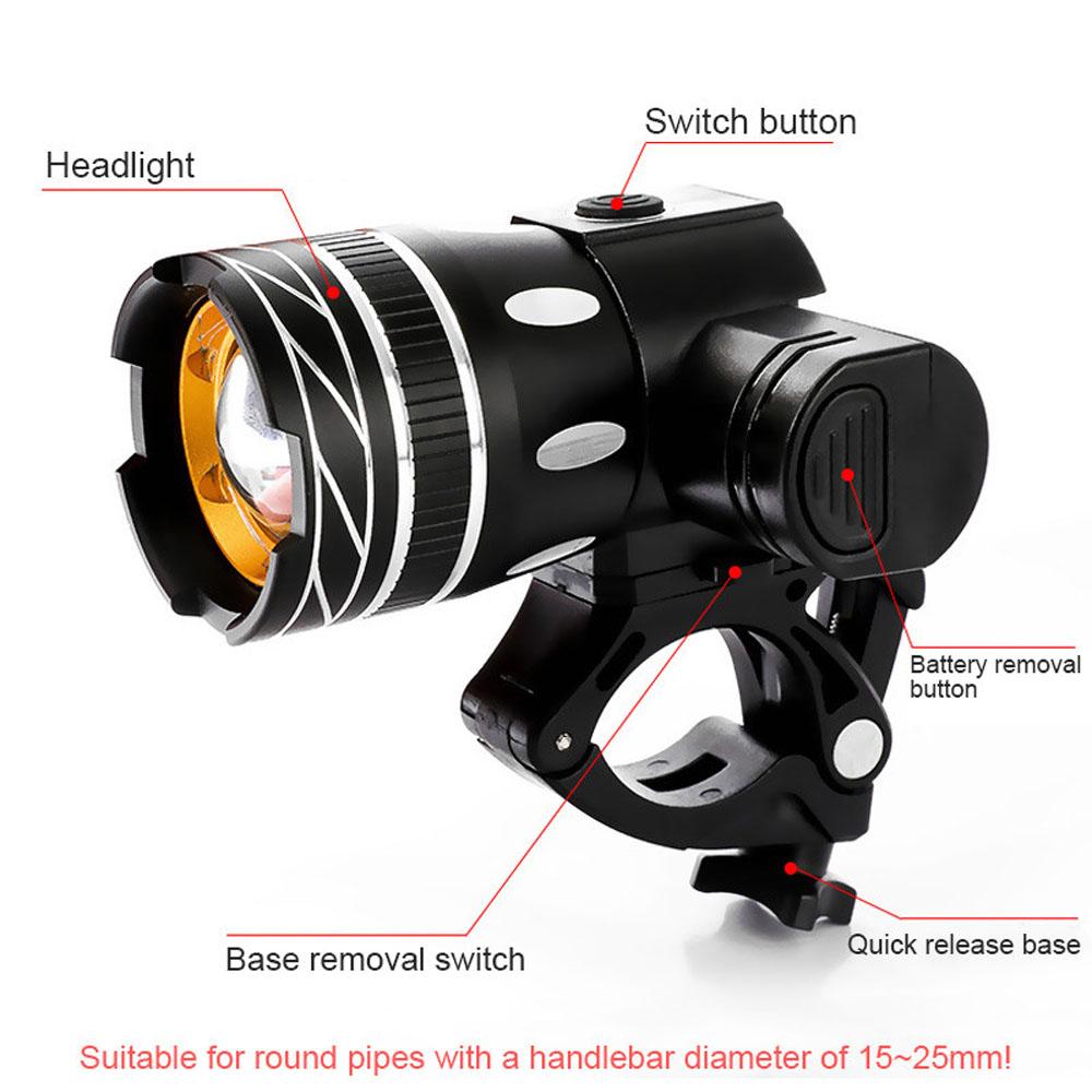 Đèn Pha Led Xe Tay Ga Điện Có Thể Sạc Lại Usb