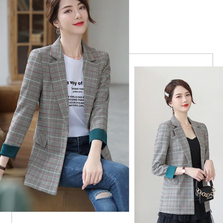 Áo khoác vest, blazer nữ cao cấp phong cách Hàn Quốc NA72