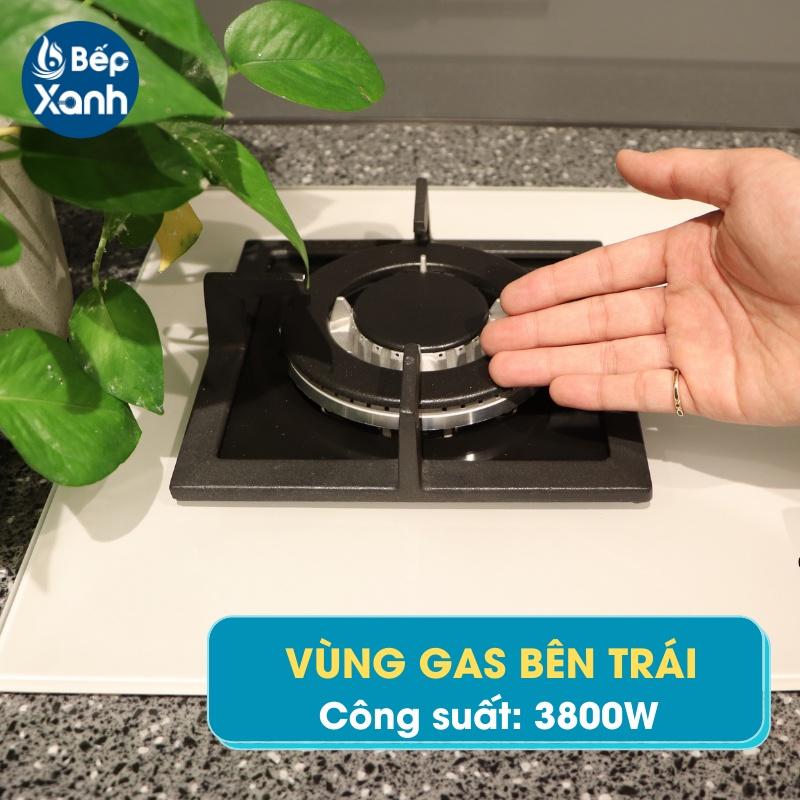 Bếp gas âm 2 gas Malloca AS 9502W - Hàng Chính Hãng