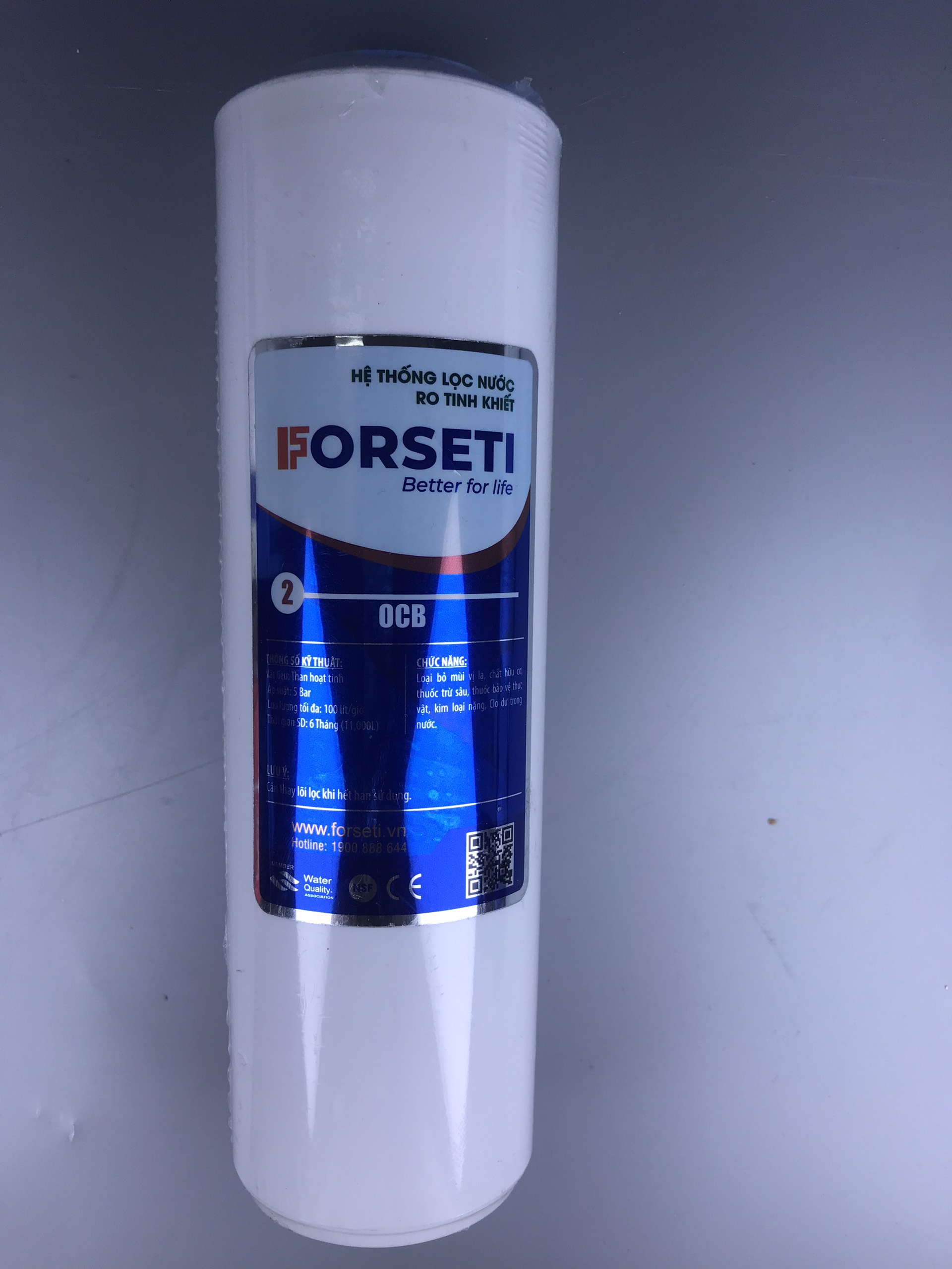 Lõi lọc nước số 2 Forseti giúp loại bỏ mùi hôi - Hàng chính hãng