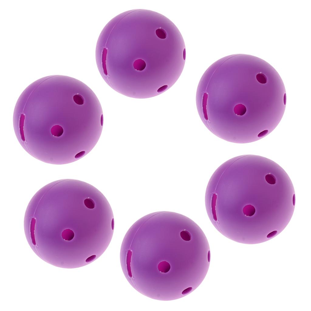 6 Pieces Lightweight Golf Balls Indoor Practice Golf Balls 2 Color Options