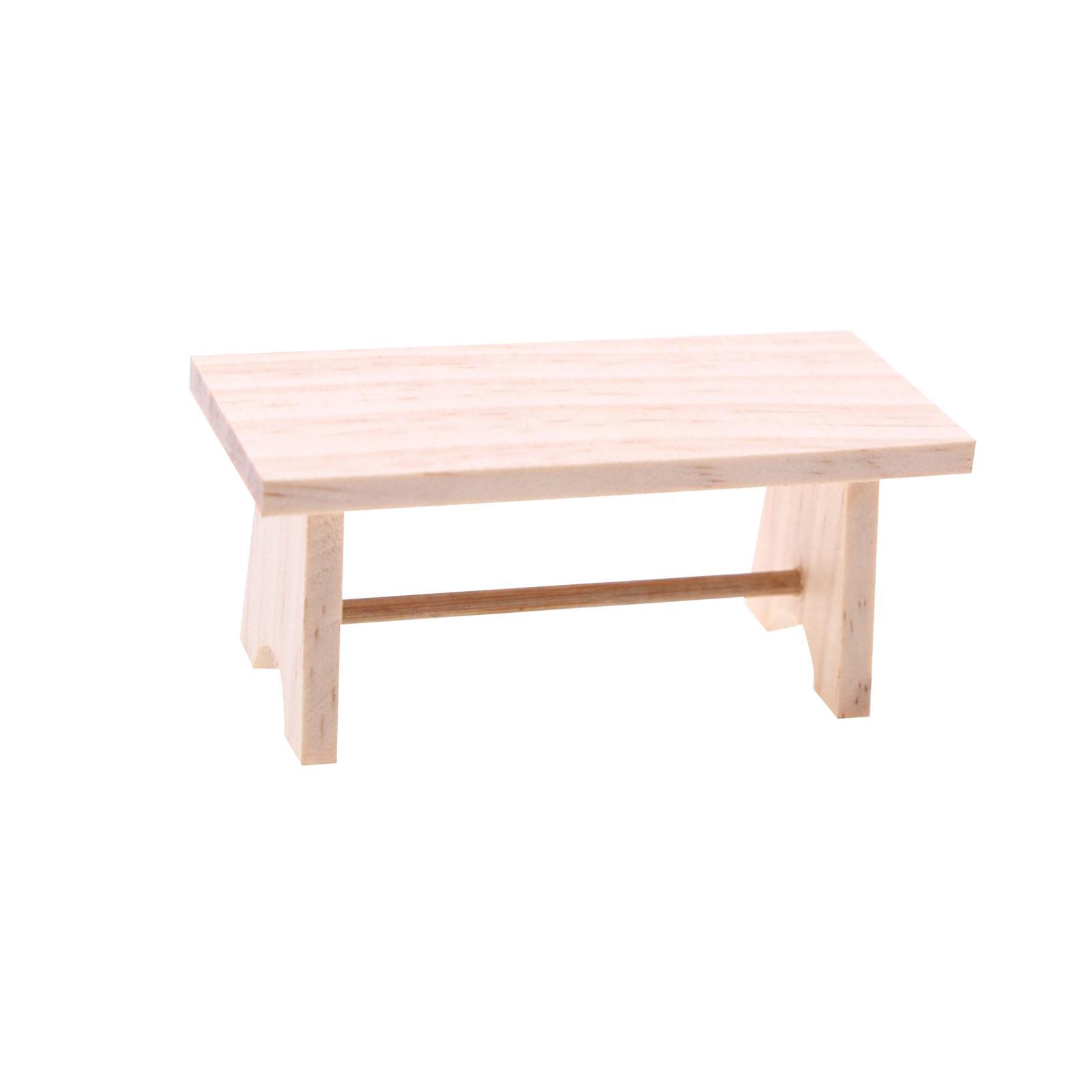 1:12 Scale Dollhouse Tea 1:12 Miniature Tea Table for Accessories