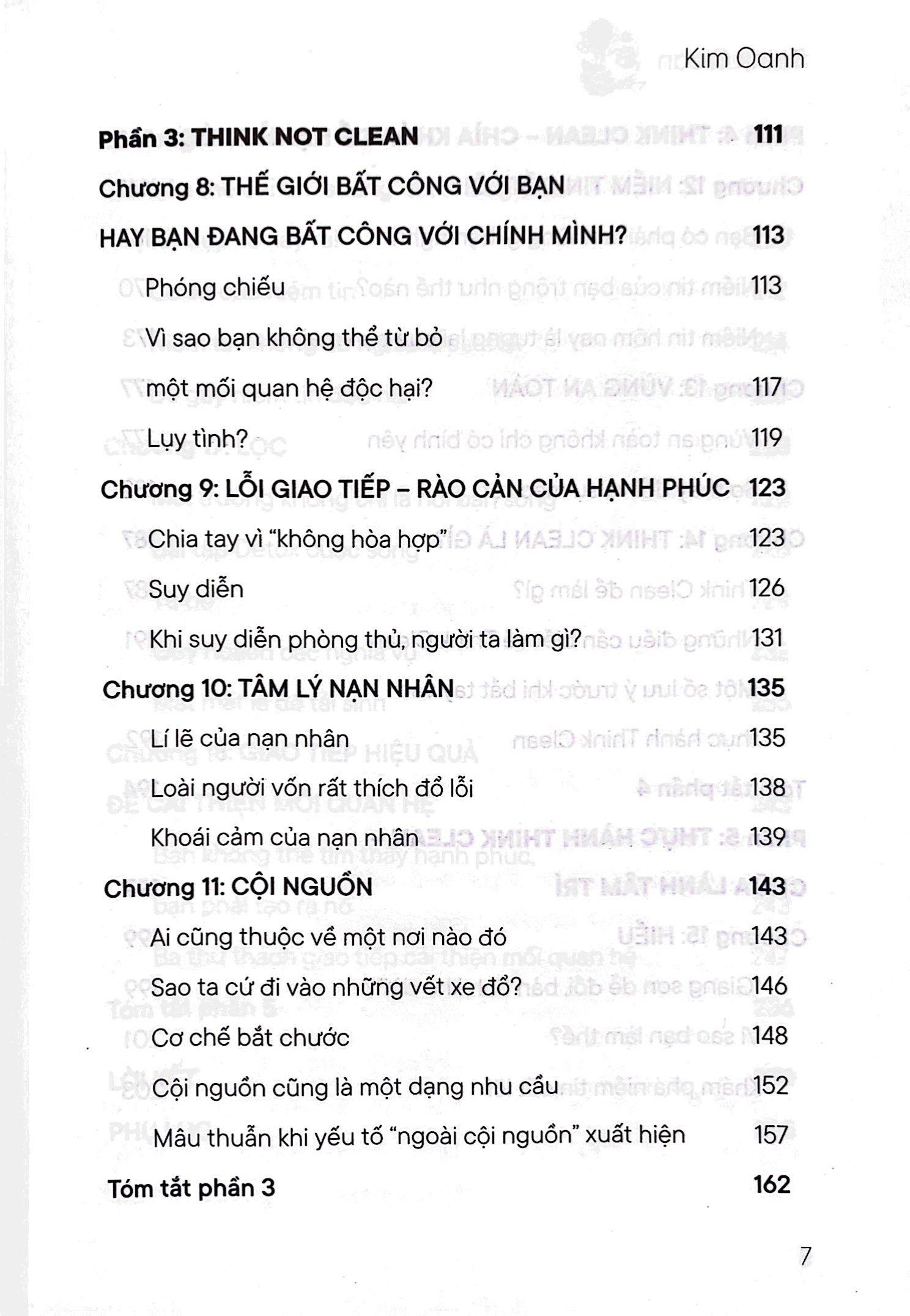 Think Clean - Đừng Tin Vào Tất Cả Những Gì Bạn Nghĩ