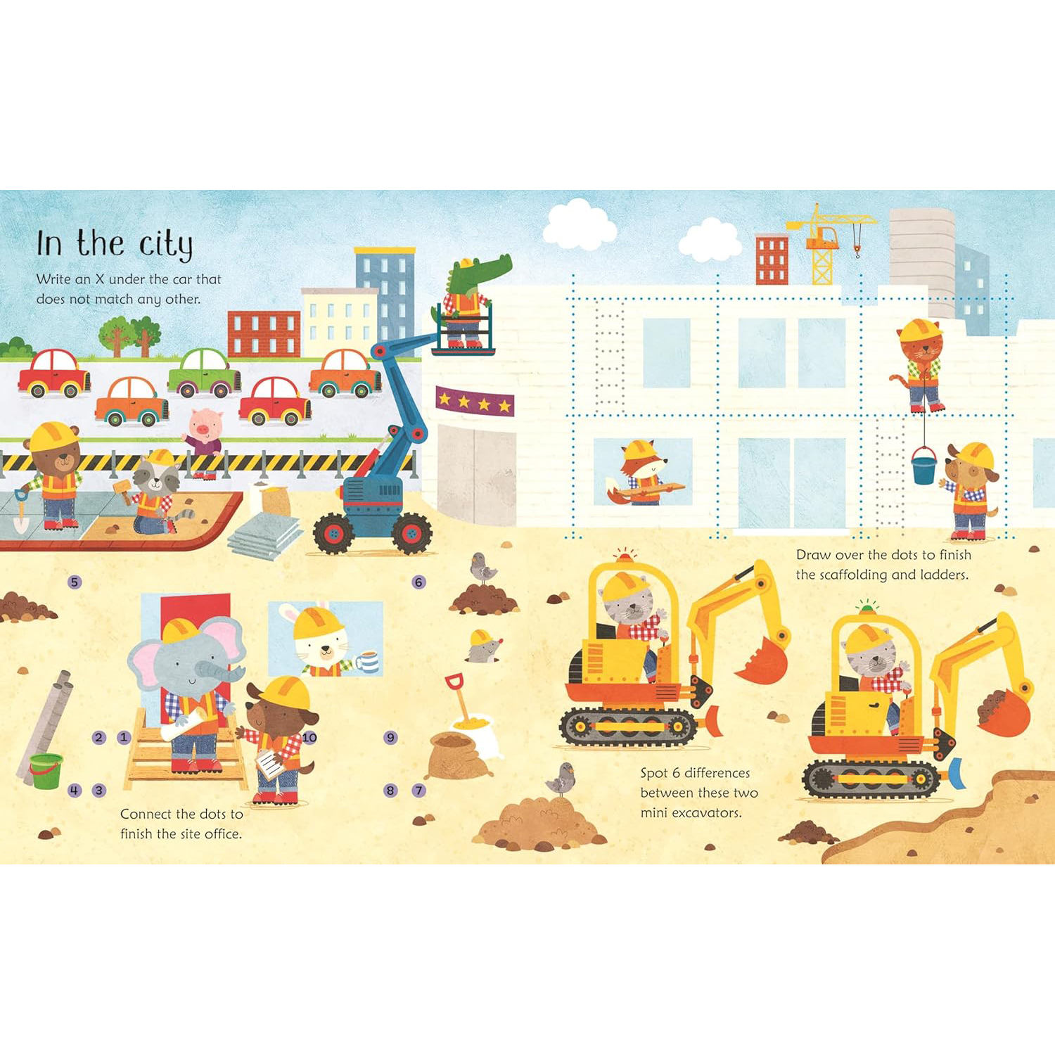 Wipe-Clean: Building Site Activities