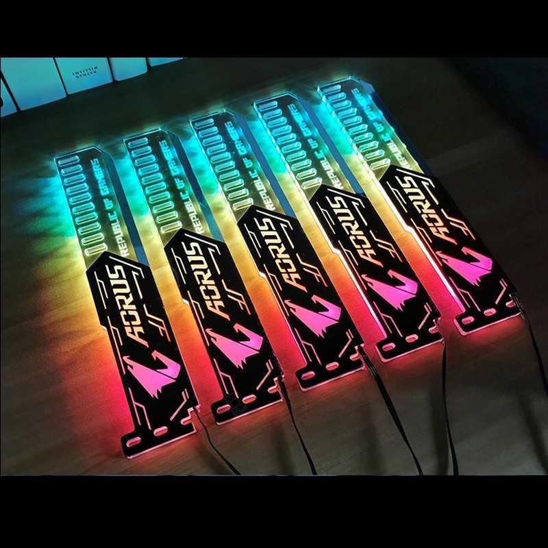 Thanh Led RGB AORUS đồng bộ Hub , Dùng độ trang trí cho VGA máy tính - hàng nhập khẩu