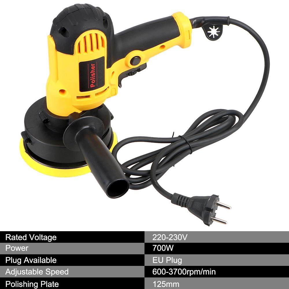 Máy đánh bóng xe hơi 700W 220V 3700rpm tùy chỉnh tốc độ tiện dụng