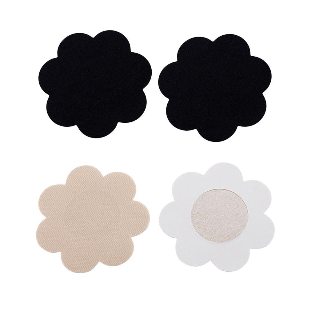 Pack of 40 Pairs Women’s Petal Self Adhesive Pasties Nipple Disposable Cover Bra Stickers Fashion Accessories