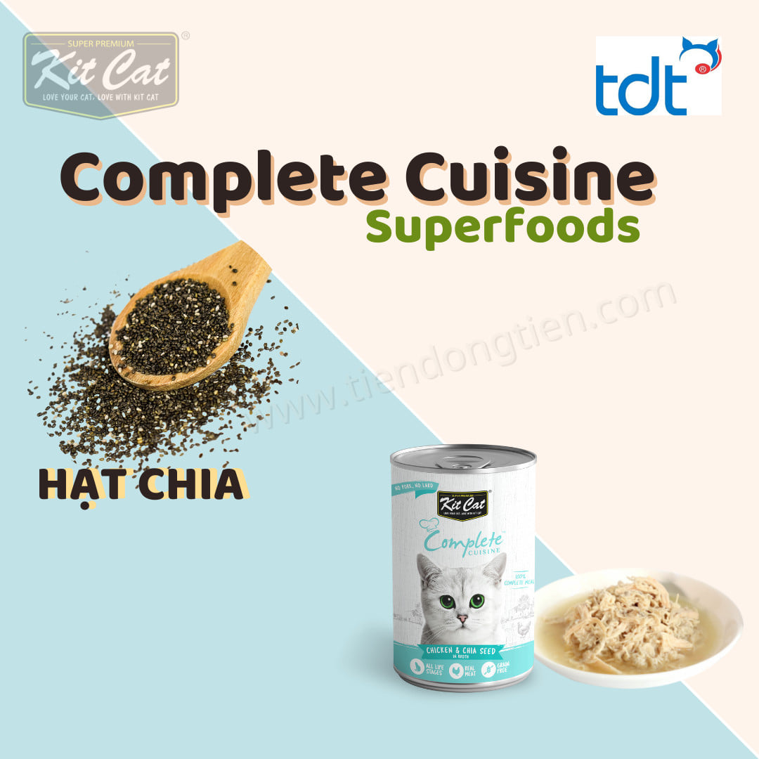 [ Thùng 24 lon ] Pate Kit Cat Complete Cuisine cho mèo mọi lứa tuổi lon 150g