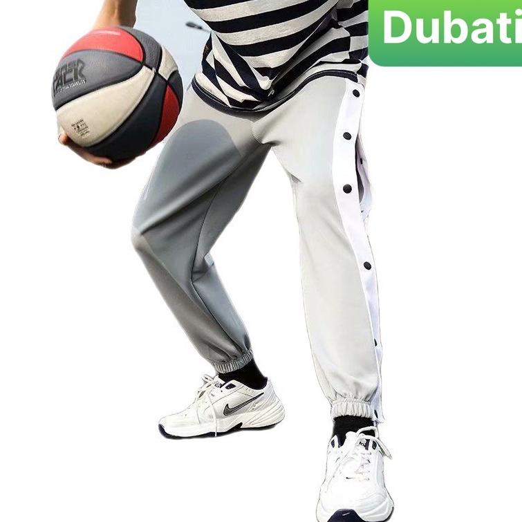 QUẦN JOGGER THỂ THAO NAM NỮ UNISEX CHẤT NỈ DÀY DA CÁ ỐNG SUÔNG RỘNG 7 CÚC BẤM THỜI TRANG THU ĐÔNG CAO CẤP - DUBATI F